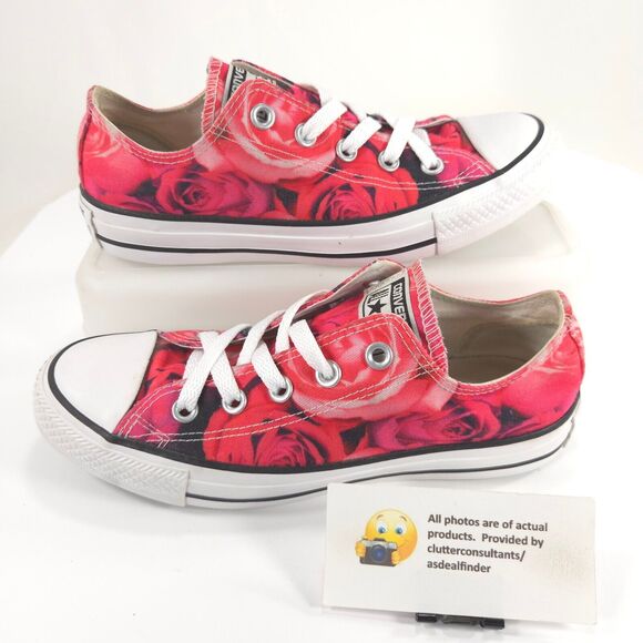 Converse All Star Athletic Sneaker Shoe Womens Size 6 Mens Size 4 146436C Red - Picture 5 of 9